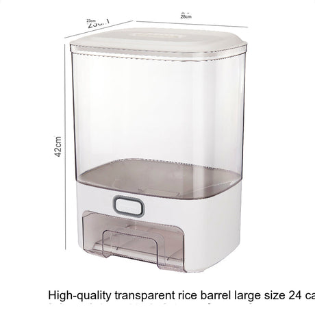 BOER Hokkaido Insect-Proof Moisture-Sealing Rice Container. from BOER