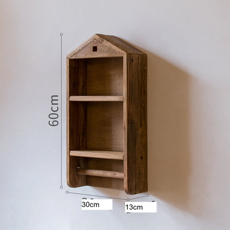 JUHAN Isolde Rustic Solid Wood Storage Wall Cabinet from JUHAN