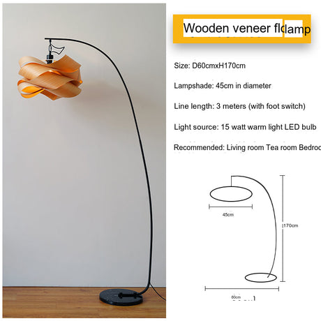 MAILANG Haruki Elegant Bamboo Design Floor Lamp from MAILANG
