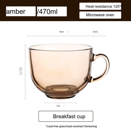 SUCO Matilda High-Temperature Transparent Glass Tea Cup from SUCO