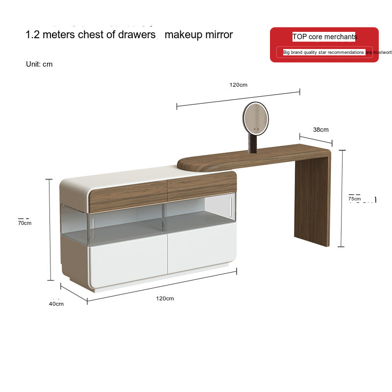 QUANMU Santiago Elegant Minimalist Chest of Drawers from QUANMU