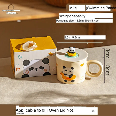 MH Santiago Unique Animal Designs Ceramic Cup Cover from MH