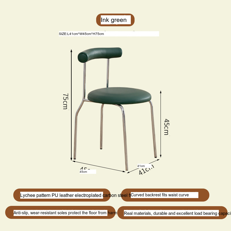 NIYE Astrid Elegant Vintage Leisure Dining Chair from NIYE