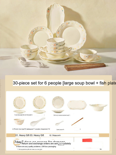 MOSE Creamy High-Quality Tableware Set from MOSE