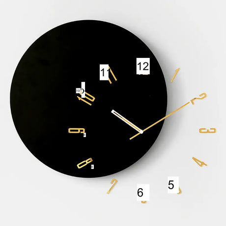 MANDELA Seraphina Scandinavian Minimalist Wall Clock - Light Luxury Decor from MANDELA