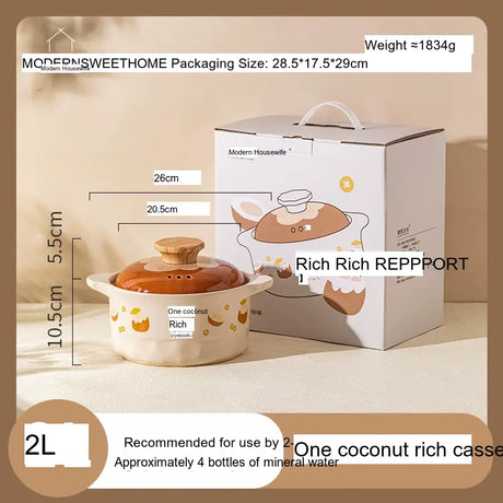 MH Isadora Premium Heat-Resistant Casserole Pot. from MH