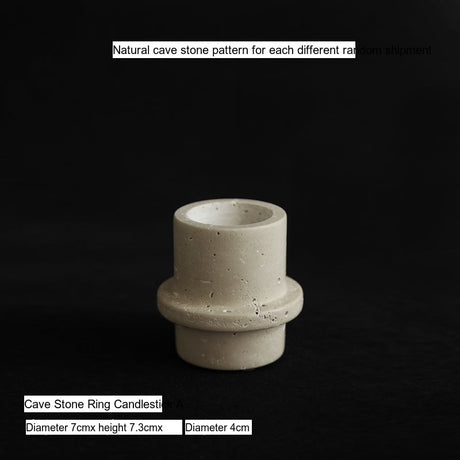 VAVINCI Arishia Luxury Natural Marble Candlestick Ornaments from VAVINCI