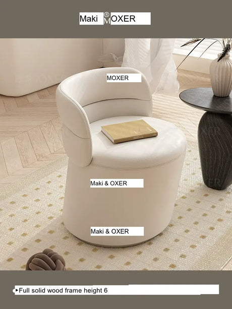 MOXER Marisol Sleek High-Quality Makeup Stool from MOXER