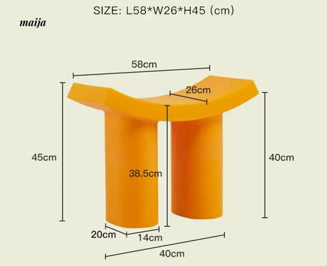 LAZYSPACE Emma Plastic Shoe Stool from LAZYSPACE