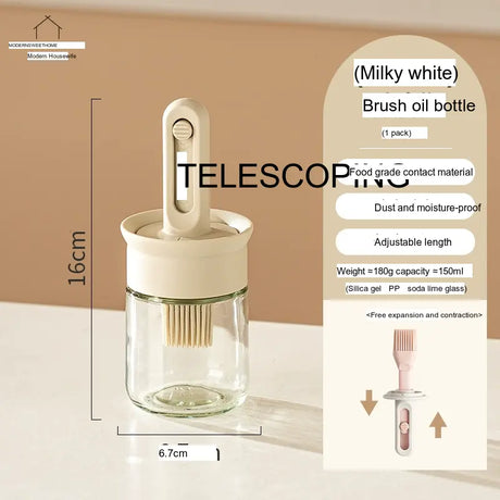 MH Isabeau Sleek Silicone Oil Dispenser Brush from MH