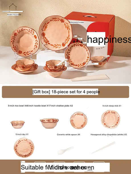 MH Valentina Elegant Modern Ceramic Dish Set from MH