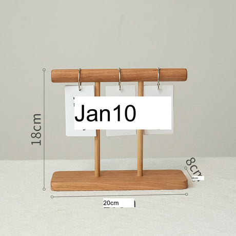 JUHAN Seraphina Elegant Wooden Calendar Desk Holder Luxury Decor from JUHAN