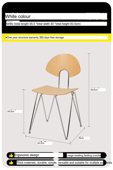 ABOUT WHITE Elowen Elegant Vintage Dining Chair from ABOUT WHITE