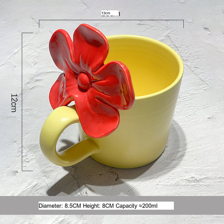 LIVETAI Seraphina Nordic Cute Colorful Ceramic Mug from LIVETAI