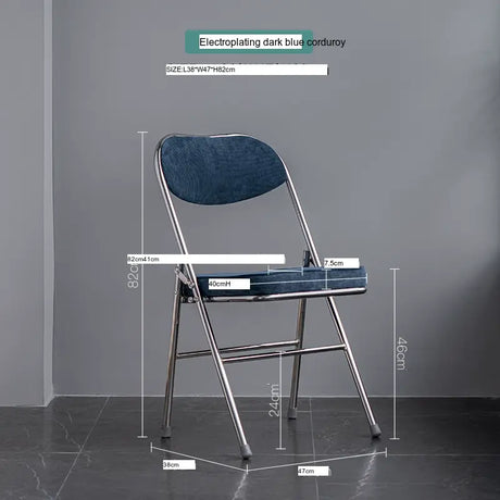 ABOUT WHITE Yasmin Sleek Modern Folding Chair from ABOUT WHITE