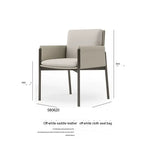 MOXER Alhambra Elegant Premium Leather Dining Chair from MOXER