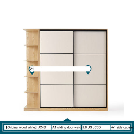 LINSYKIDS Japanese Style Sliding Door Wardrobe from LINSY KIDS