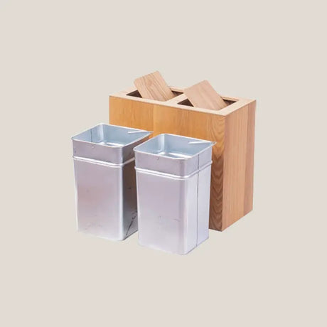 FIRST CLASS CARPENTER Haruki Modern Wooden Rectangular Trash Can from FIRST CLASS CARPENTER