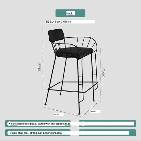 ABOUT WHITE Elysium Modern Minimalist Highfoot Chair from ABOUT WHITE