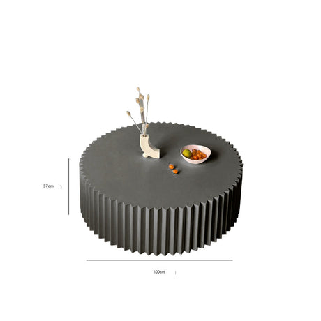 THOUGHTS Amaya Elegant Stone Round Table from THOUGHTS