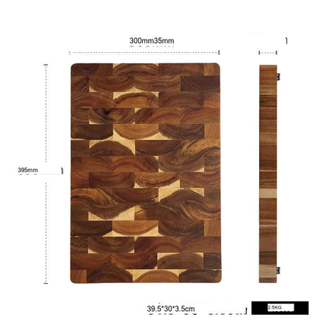 SUCO KhaoLak Rustic Natural Acacia Wood Cutting Board from SUCO