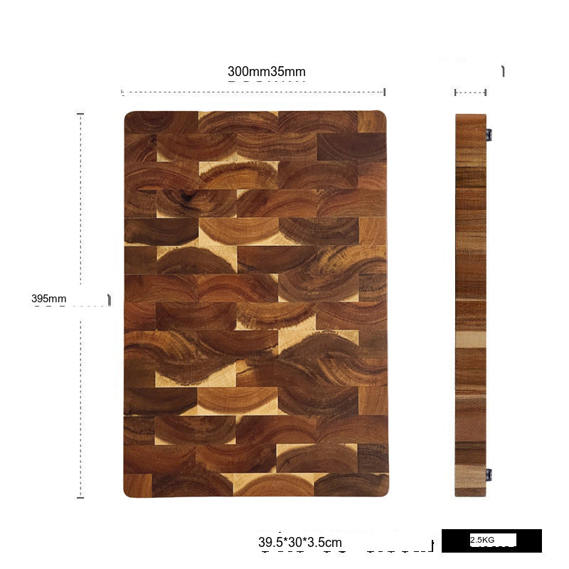 SUCO KhaoLak Rustic Natural Acacia Wood Cutting Board from SUCO