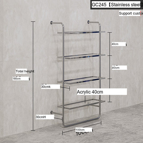 SM Vivian Stainless Steel Shoes and Clothing Stand from SM