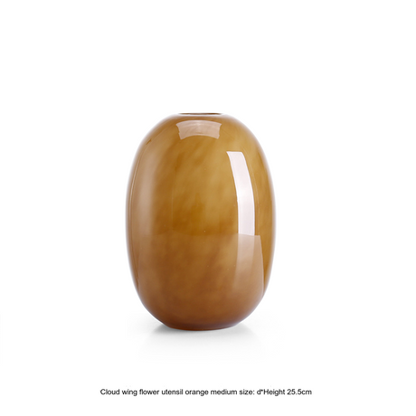VAVINCI Ashtin Sleek Modern Orange Gloss Jewelry Decoration from VAVINCI