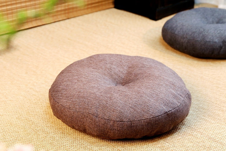 PAULOWNIA Takamatsu Cozy Thick Circular Cushion Meditation Futon from PAULOWNIA