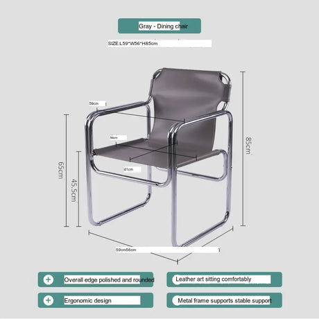 ABOUT WHITE Valeria Elegant Nordic Saddle Chair from ABOUT WHITE