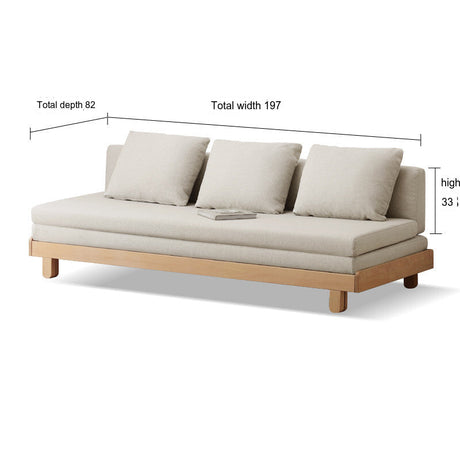 GENJI Kairo Minimalist Natural Wood Sofa Folding Tatami from GENJI