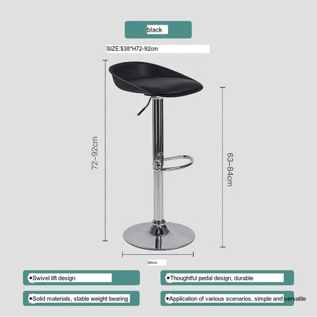ABOUT WHITE Katowice Sleek Nordic Bar Chair from ABOUT WHITE