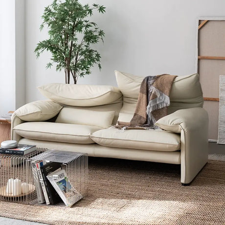 SOOGOOD Callidora Luxe Cowhide Leather Sofa from SOOGOOD
