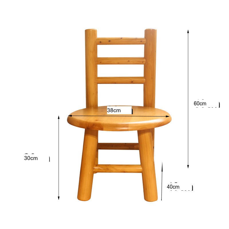 BAIYA SHUNAN Zoltar Rustic Cypress Wood Dining Stool from BAIYA SHUNAN