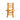 BAIYA SHUNAN Zoltar Rustic Cypress Wood Dining Stool from BAIYA SHUNAN