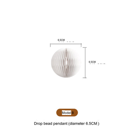 SHIBA Araceli Chic Beaded Pendant Ceiling Decor from SHIBA