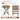 THECOFFEEFURNITURE Foldable Courtyard Coffee Set from THECOFFEEFURNITURE