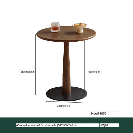 GENJI Tamsin Elegant Wooden Small Round Table from GENJI