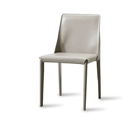 YUEMAI Marco Light Luxury Handrail Leather Dining Chair from YUEMAI