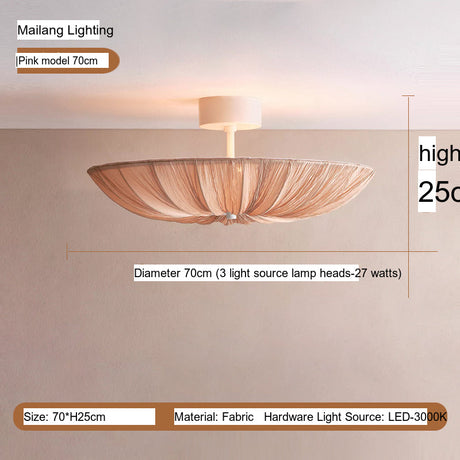 MAILANG Anorak Sleek Cream Lighting Ceiling Fixture from MAILANG