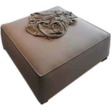 MOXER Zafira Elegant Frosted Sofa Stool from MOXER