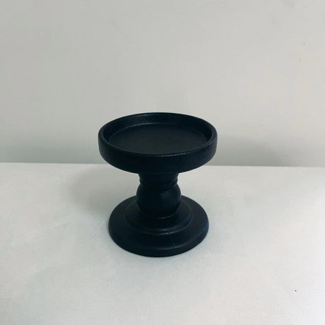 TIANRUN Aveline Vintage Black Matte Ceramic Candle Decoration from TIANRUN