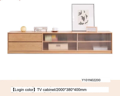 GENJI Santiago Elegant Solid Wood TV Cabinet Combo from GENJI