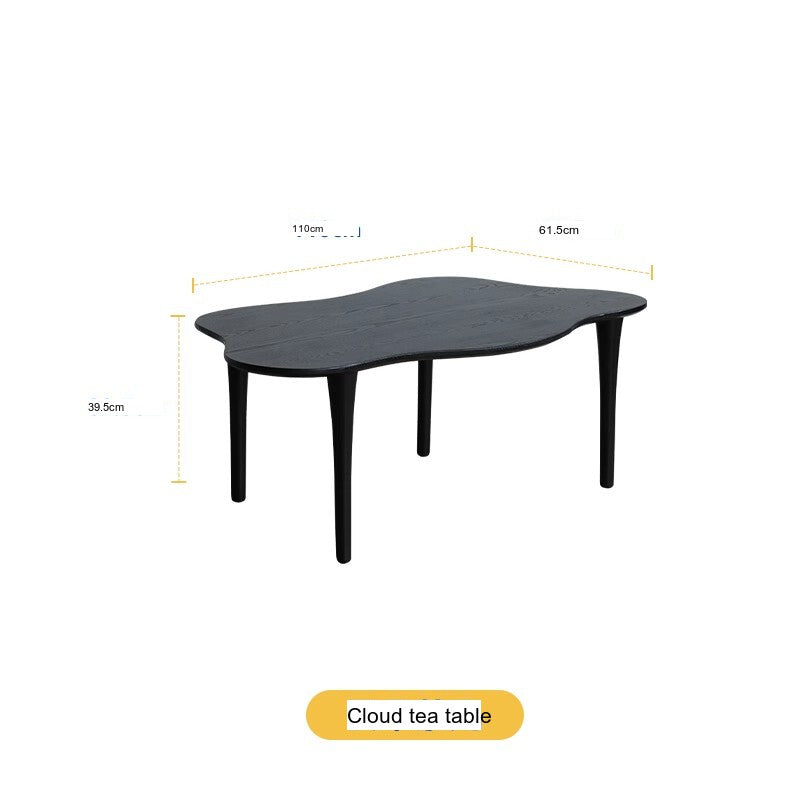 HANKE Santiago Sleek Minimalist Black Coffee Table from HANKE