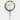 MANDELA Alhambra Creamy Artistic Minimalist Wall Clock from MANDELA