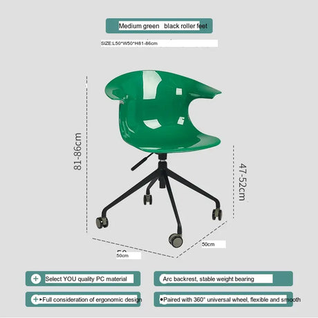 ABOUT WHITE Kiyoshi Elegant Adjustable Computer Chair from ABOUT WHITE