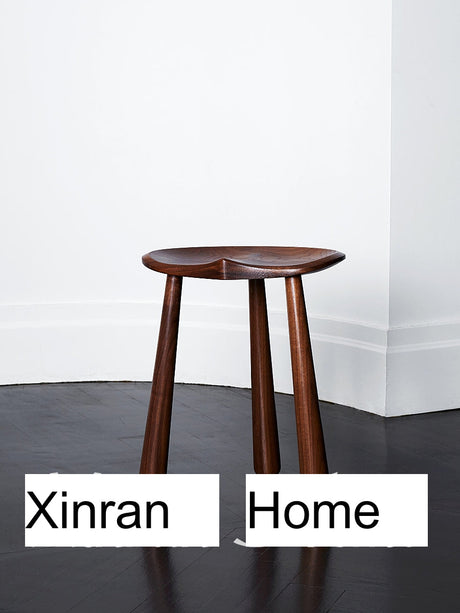 GENJI Amara Elegant Solid Wood Bar Stool from GENJI