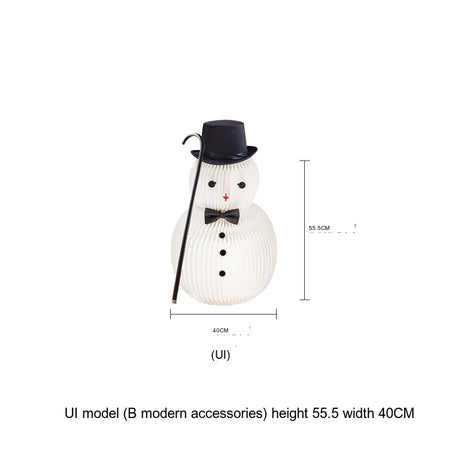 SHIBA Isolde Festive Nordic Outdoor Snowman Decoration from SHIBA