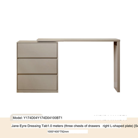 GENJI Akira Natural Wood Minimalist Dressing Table from GENJI