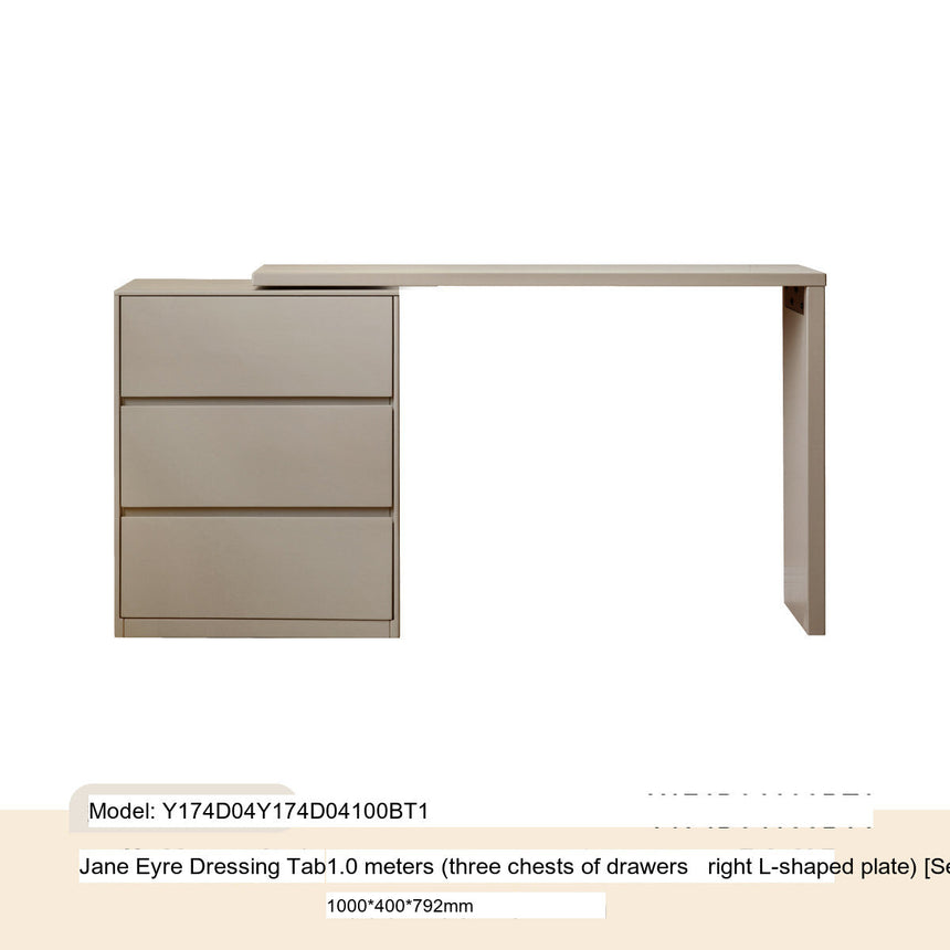 GENJI Akira Natural Wood Minimalist Dressing Table from GENJI